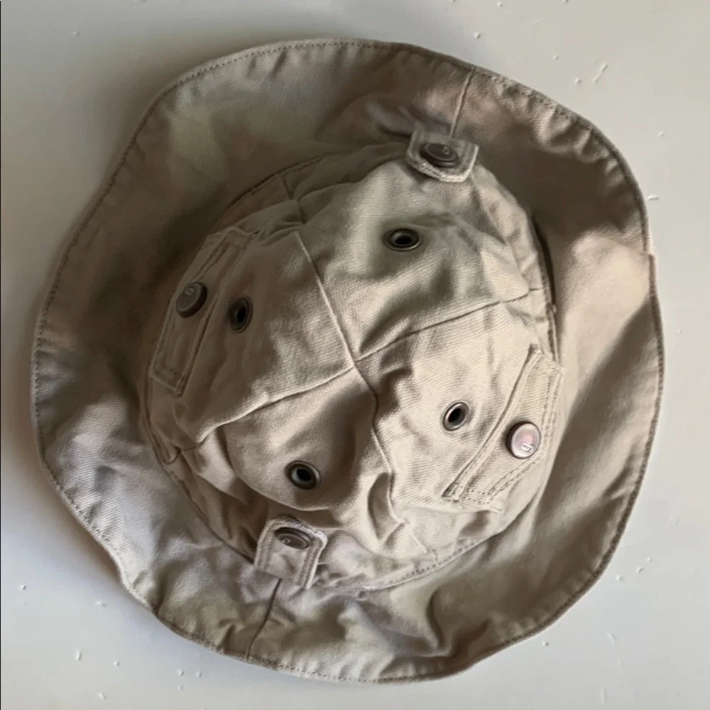 Gymboree Tan Bucket Hat with Pocket 12-24M NWOT